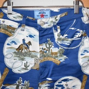 Les Copains Jeans with Cowboy Print